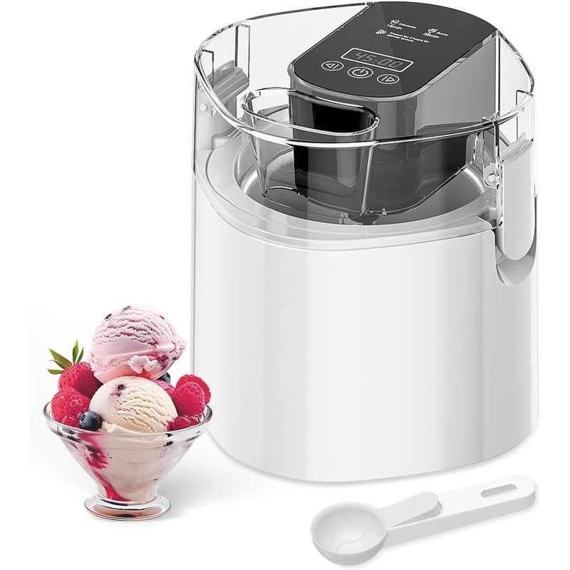 Versatile Ice Cream Maker Sorbet Gelato Frozen Yogurt Low Noise Easy Clean New