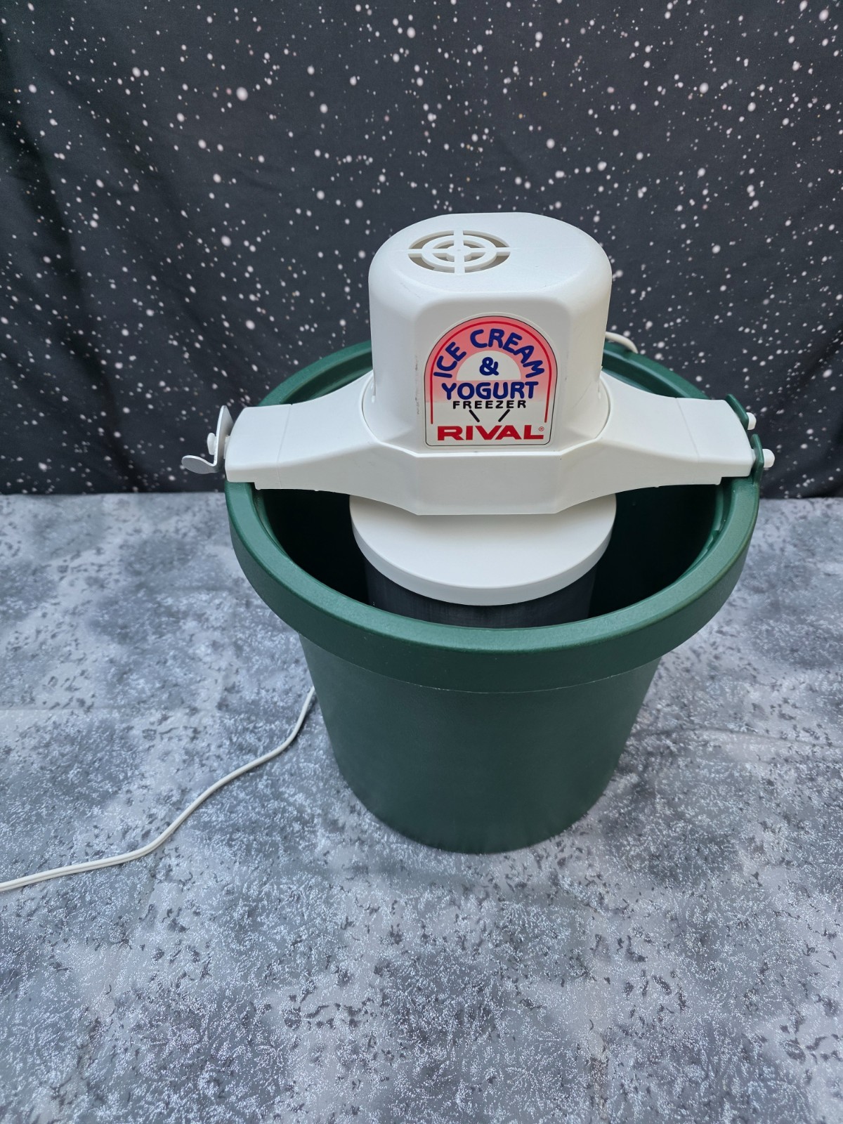 Rival Electric Ice Cream Maker Model 8401 GR Green Color TESTED WORKING