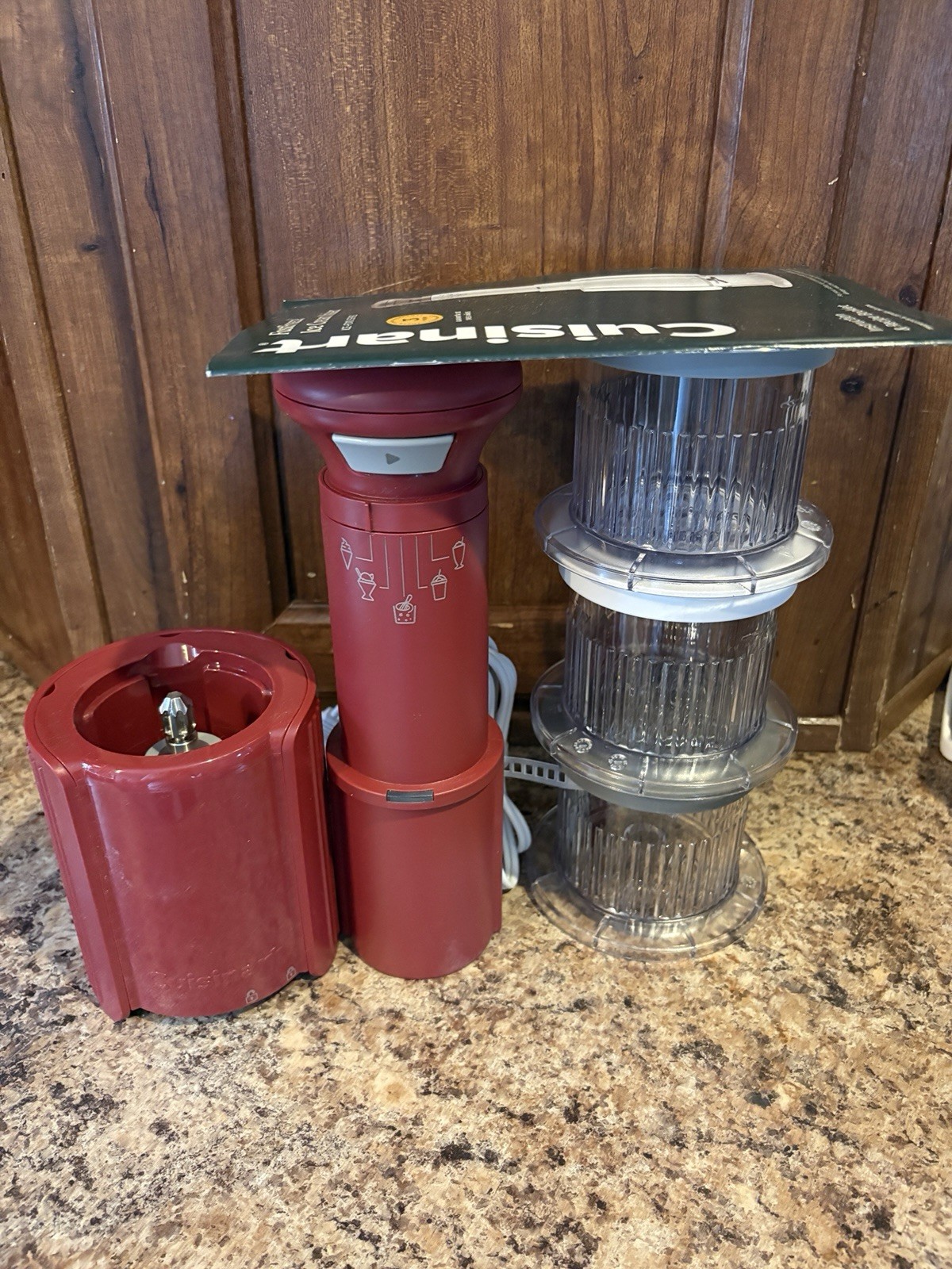 New WO Box Cuisinart FastFreeze 5-in-1 Ice Cream, Sorbet, Milkshakes, Slushies