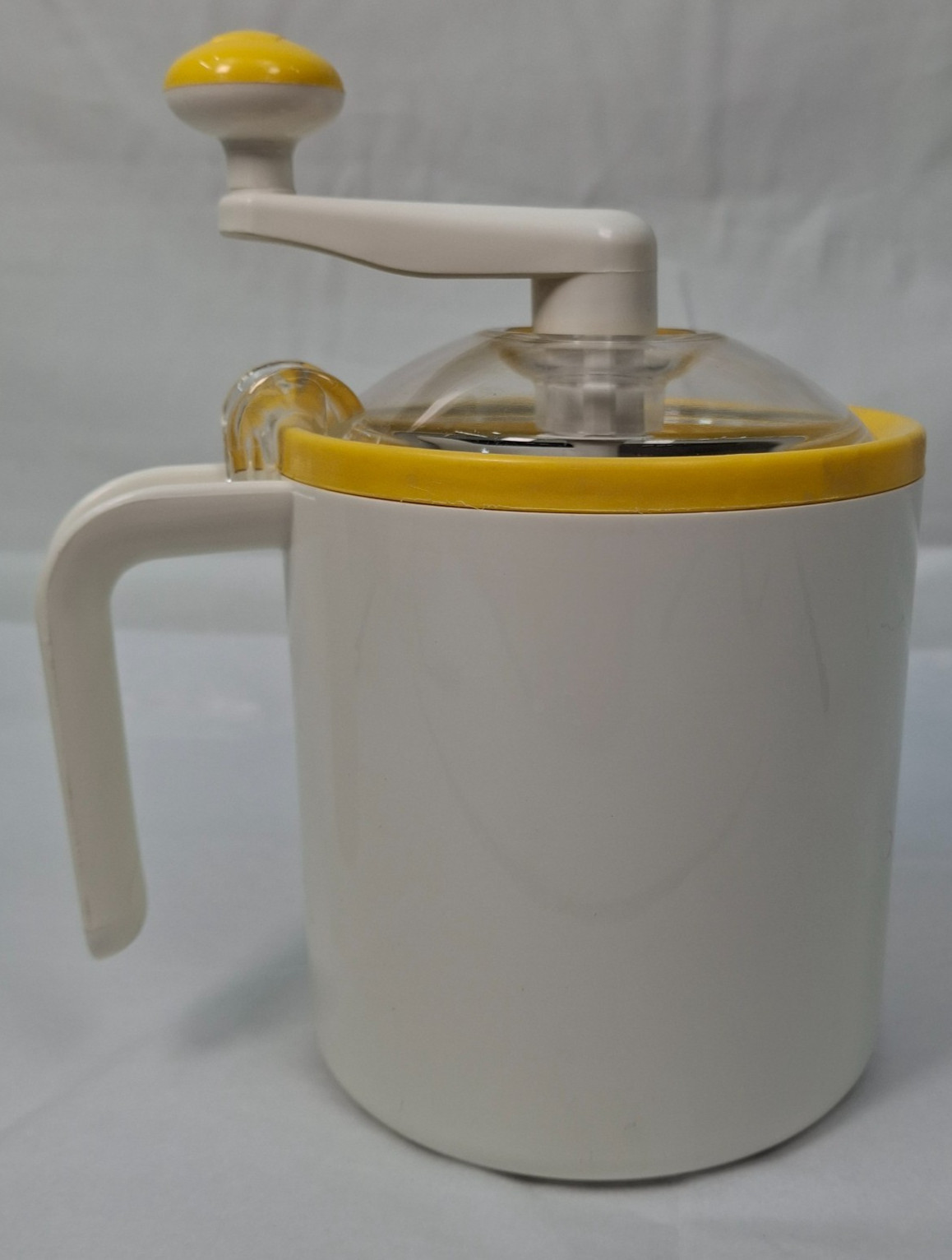 1980’s DONVIER Half-Pint Manual Hand Crank Ice Cream Maker with Recipe Guide