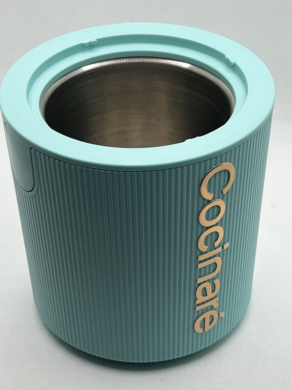 Ice Cream Maker Cocinare Krush Wireless Portable CICM-301 Teal Nova New Open Box