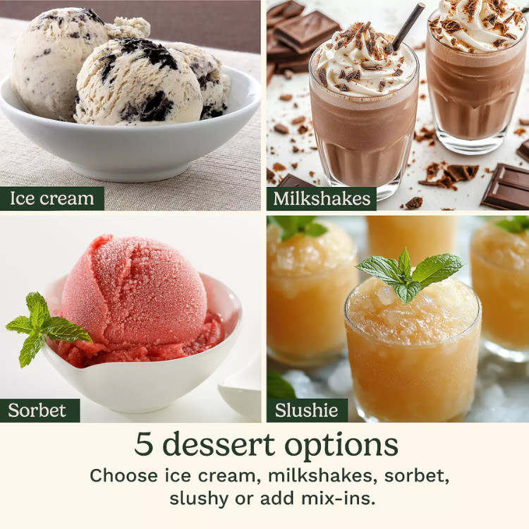 Cuisinart FastFreeze Ice Cream Maker Frozen Dessert Machine