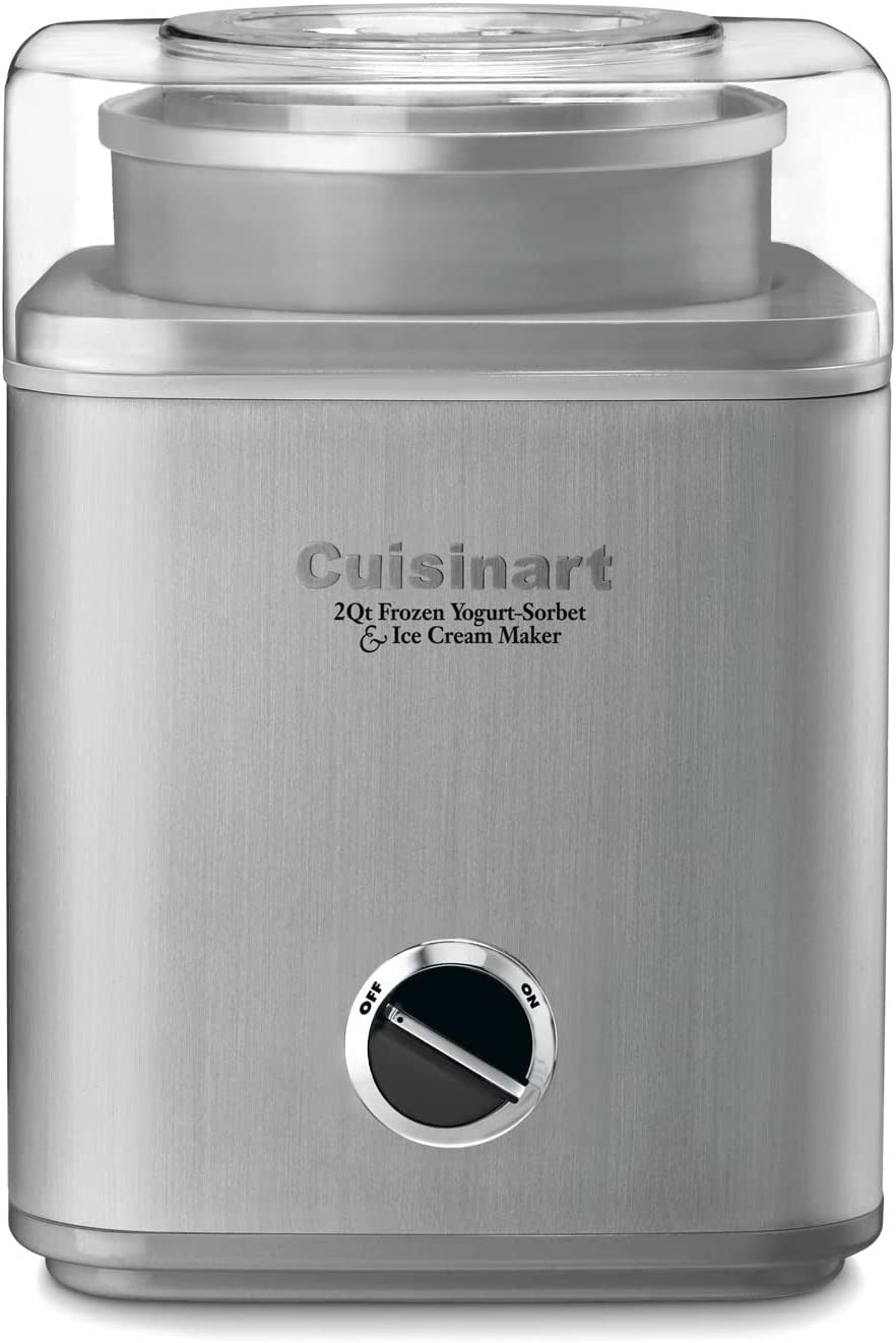 ICE CREAM MAKER Frozen Yogurt Machine, 2-Qt. Double-Insulated Freezer Bowl