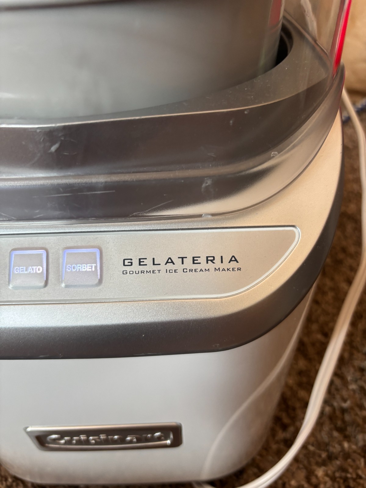 Cuisinart Gelateria 2-Quart Ice Cream Frozen Yogurt Gelato & Sorbet Maker ice60w