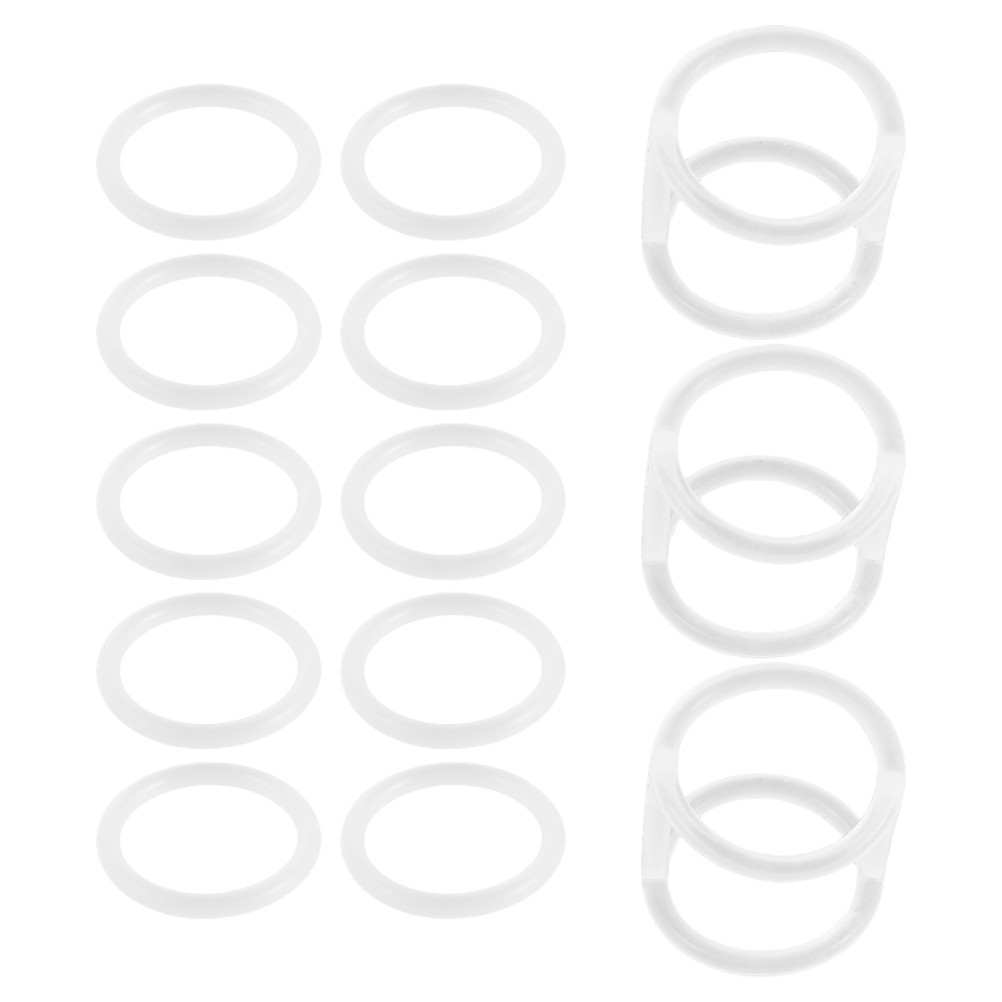 1 Set Reusable Ice Cream Machine Seal Ring White Silicone Gasket Replacement