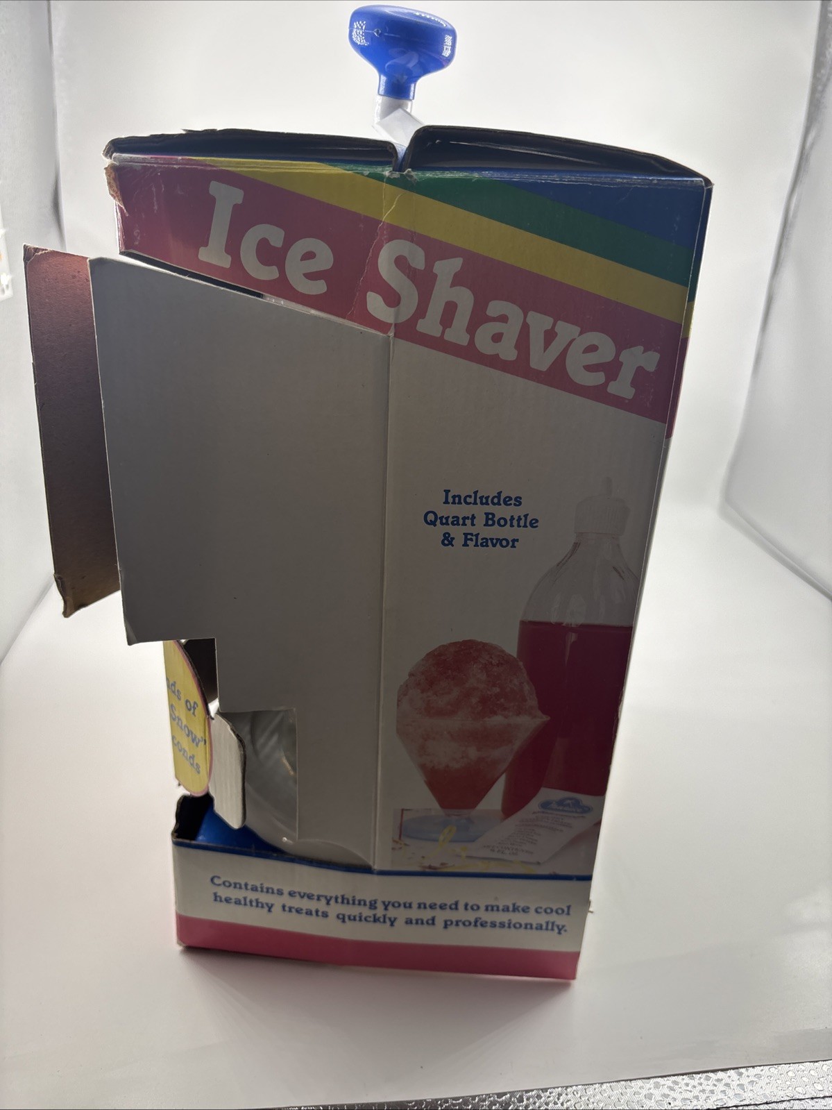 Vintage Sno Motion Sno-Cone Snow Maker Machine 1990 Shaved Ice USA Hawaiice