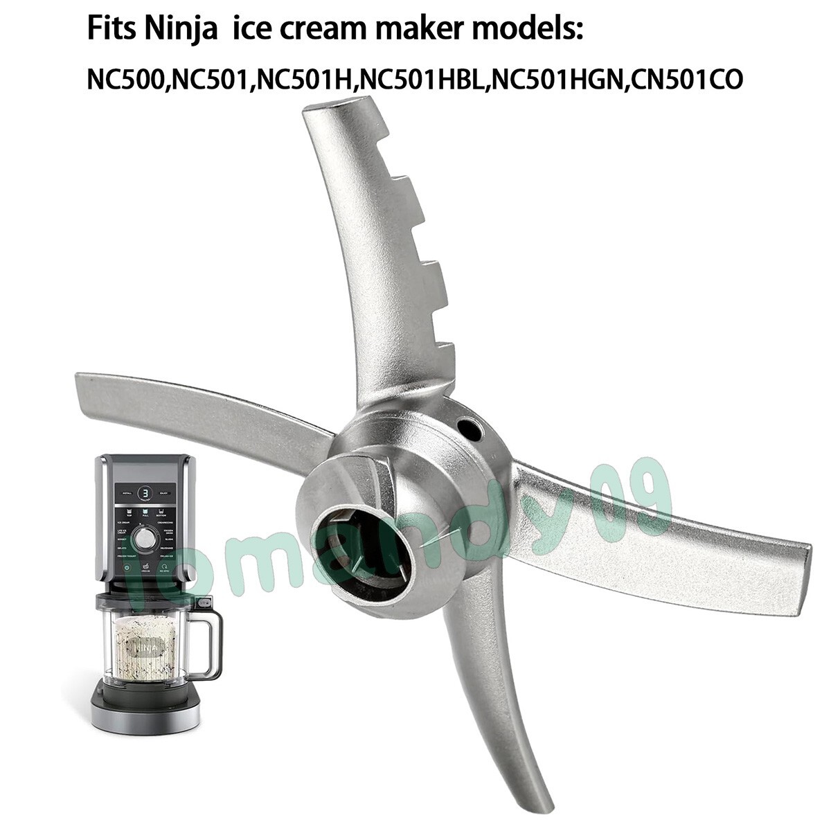 Ice Creami Blade For Ninja ice cream maker:NC500,NC501,NC501H,NC501HBL,NC501HGN