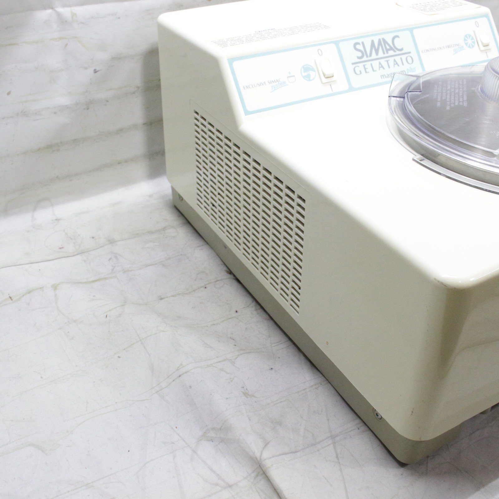 SIMAC GELATAIO Magnum Plus Ice Cream Gelato Maker 250 Watt Heavy Duty Tested