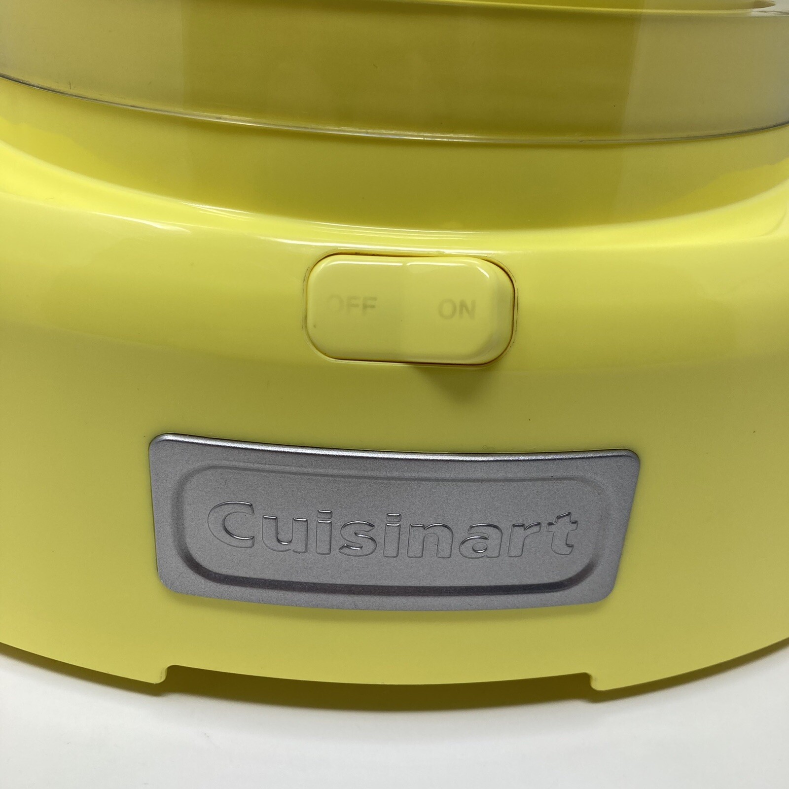 Cuisinart 1.5 Quart Frozen Yogurt Ice Cream & Sorbet Maker Yellow ✅WORKS *READ*