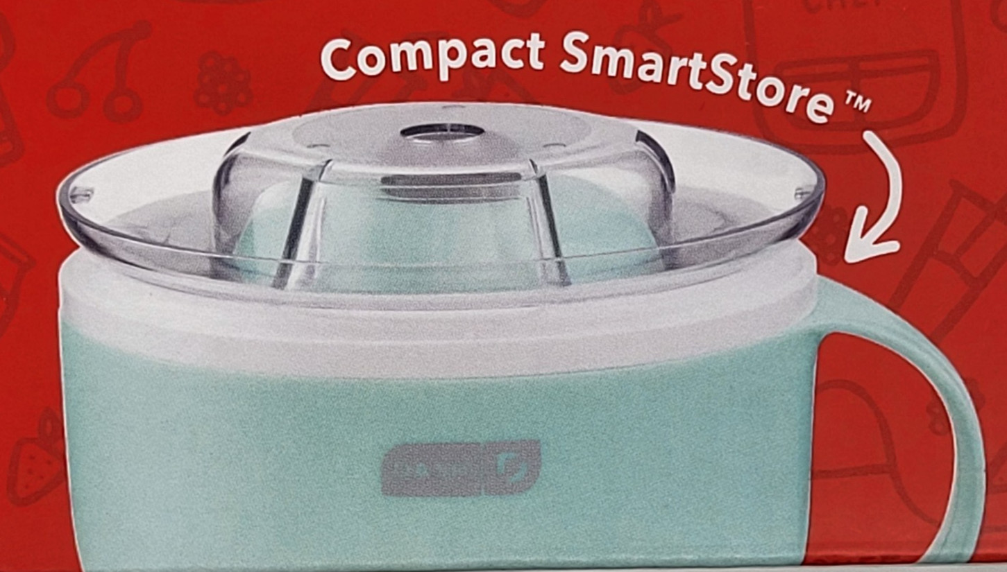 Dash My Mug Ice Cream Maker Aqua Teal Individual I Pint Capacity Gelato Sorbet