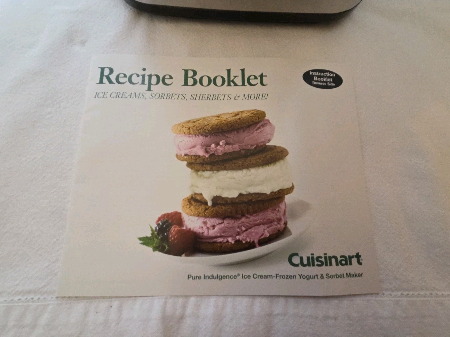 Cuisinart 2QT Ice Cream, Frozen Yogurt & Sorbet Maker CIM-60SA NEW OPEN BOX!