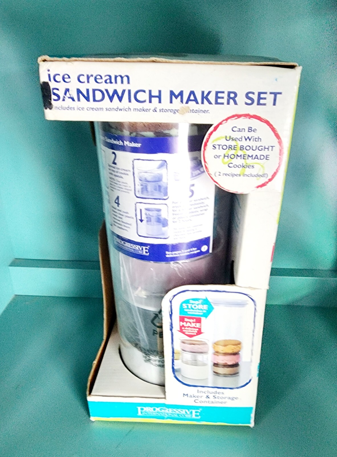 Progressive International Ice Cream Sandwich Maker NIB