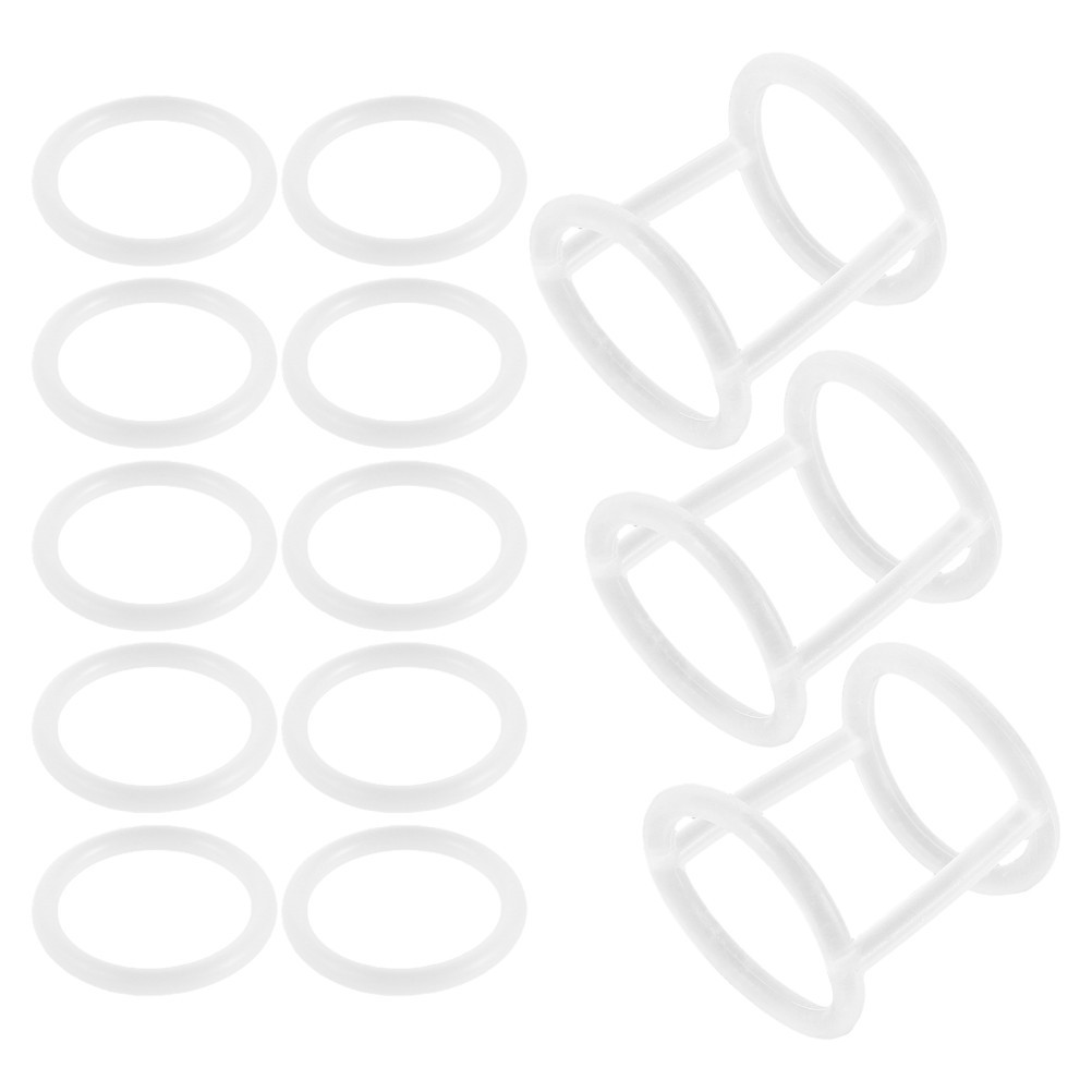 1 Set Reusable Ice Cream Machine Seal Ring White Silicone Gasket Replacement