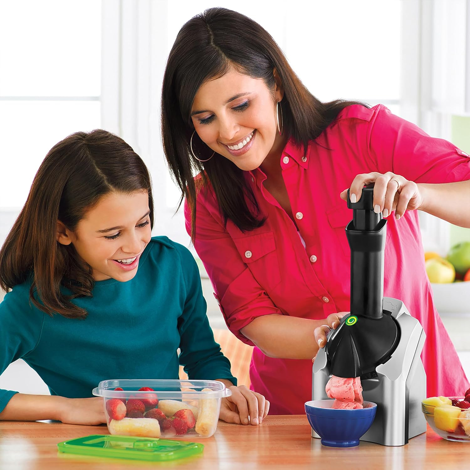 Yonanas Classic Frozen Fruit Soft Serve Maker for Healthy Vegan and Dairy-Free T
