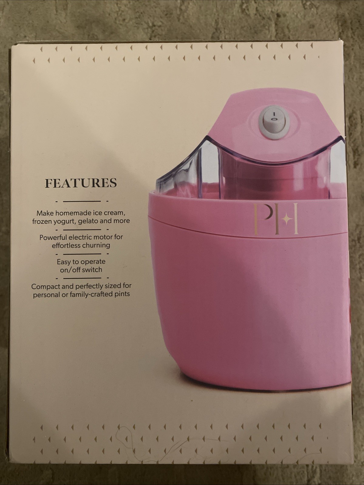 Paris Hilton Ice Cream Maker Pink 1 Pint New In Box