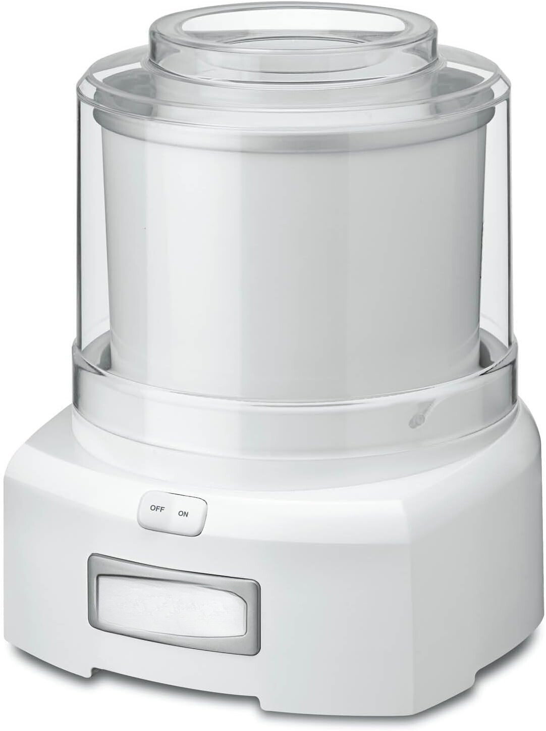 Ice Cream Maker, 1.5-Quart Smoothie, Frozen Yogurt Maker,Double Insulated, White