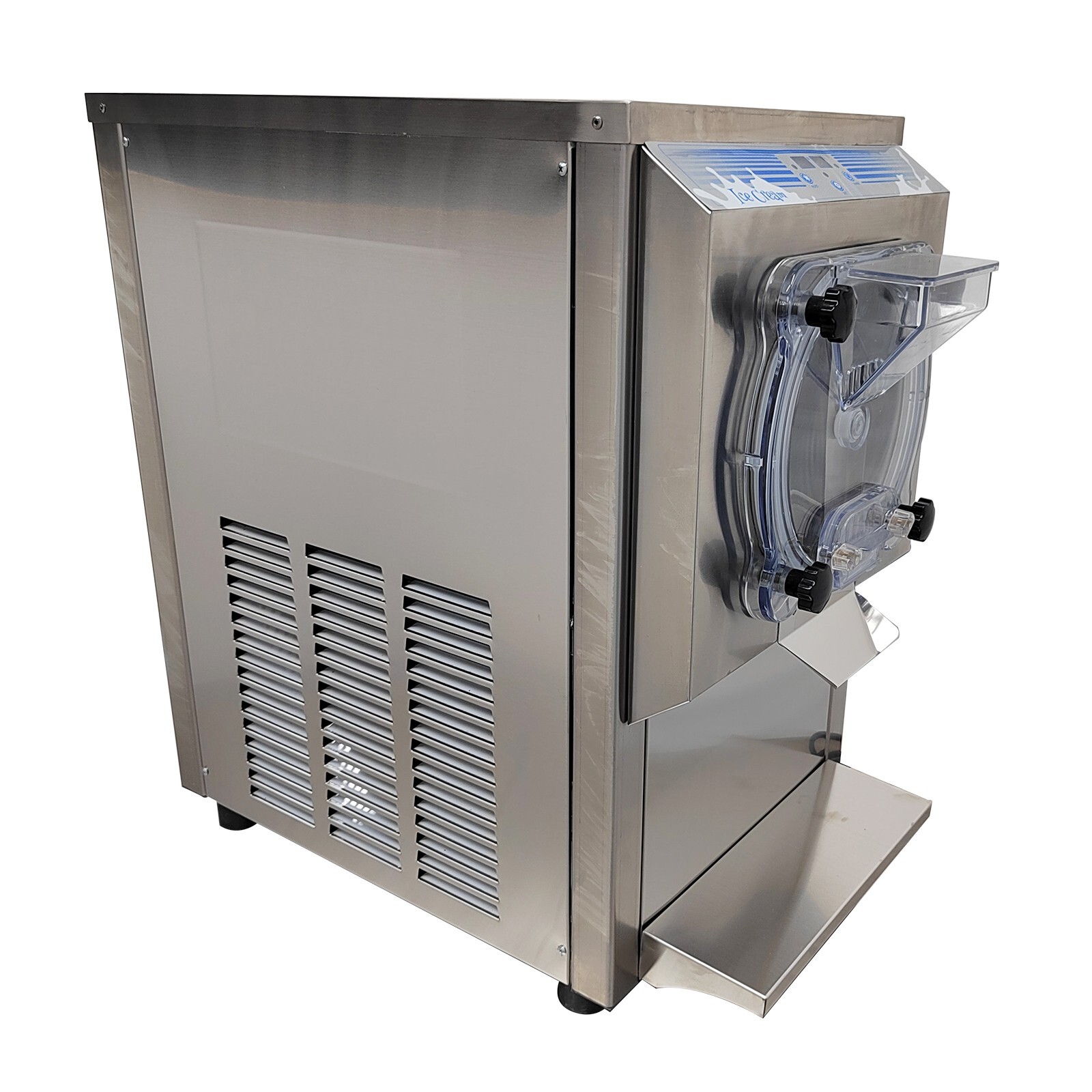 110V Hard Ice Cream Machine High Efficiency Auto Hard Ice Cream Maker 18-25L/h