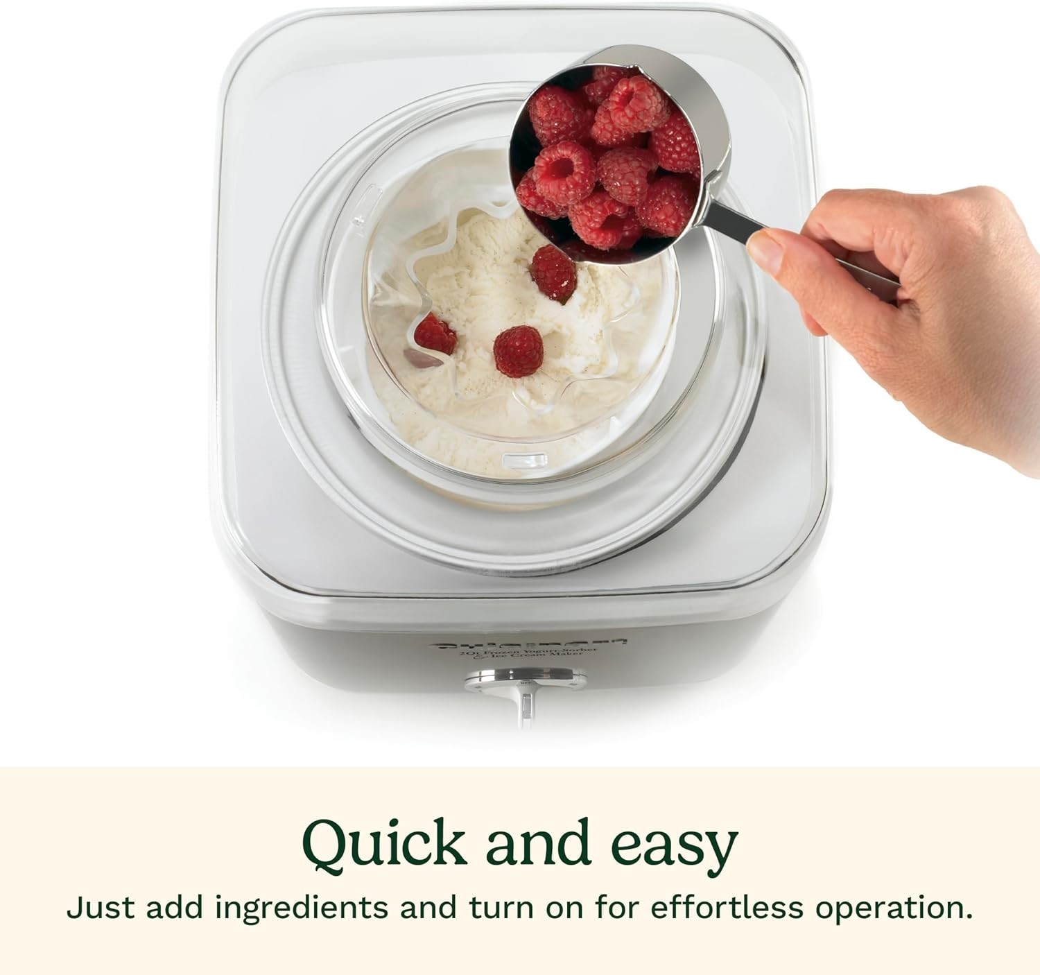 Cuisinart Ice Cream Maker Machine – 2 Quart, Silver