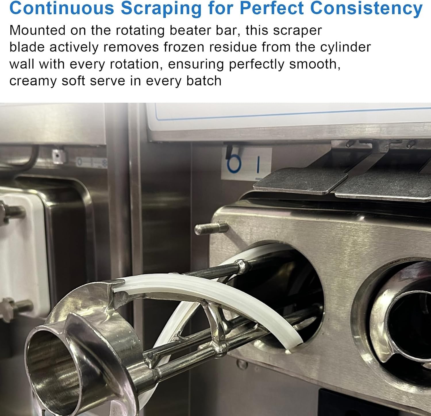 Replacement 17″ Scraper Blade Set for Taylor Models – Perfect Soft Serve Texture