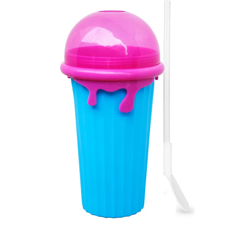 🎖️500 ml slush cup. Quick frozen smoothie. magic ice cream, slushy maker