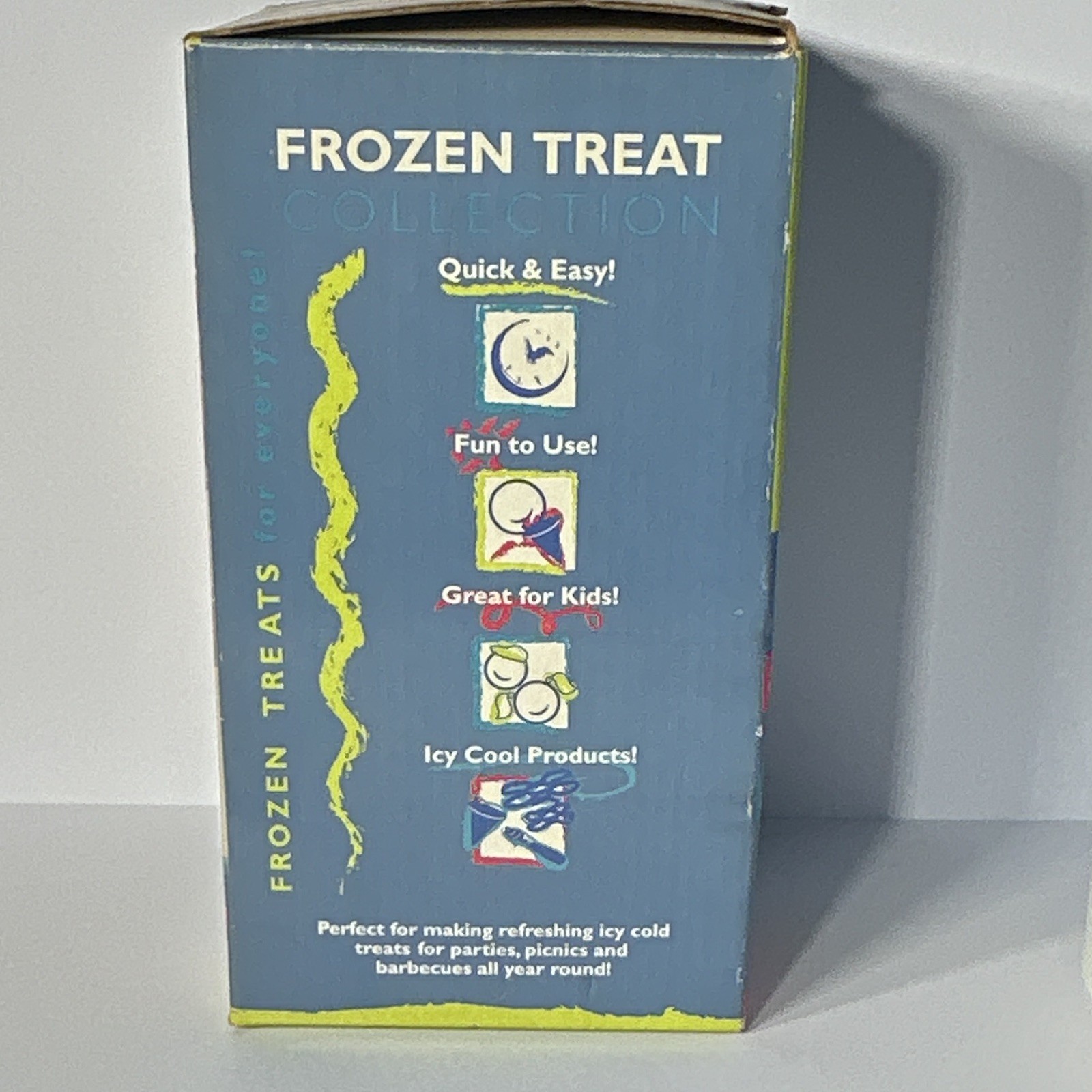 Manual Ice Cream Sandwich Maker Press w/ Spreader, Instructions, Freezer Bowl