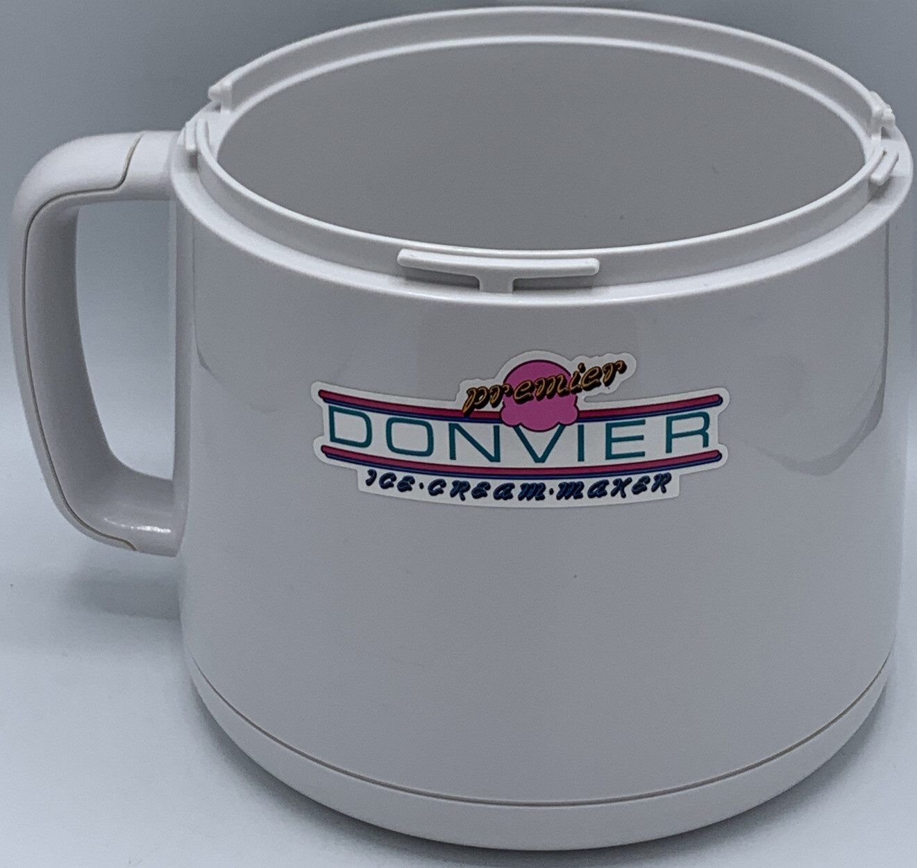Donvier Premier Ice Cream Maker Replacement Base 1 Qt White