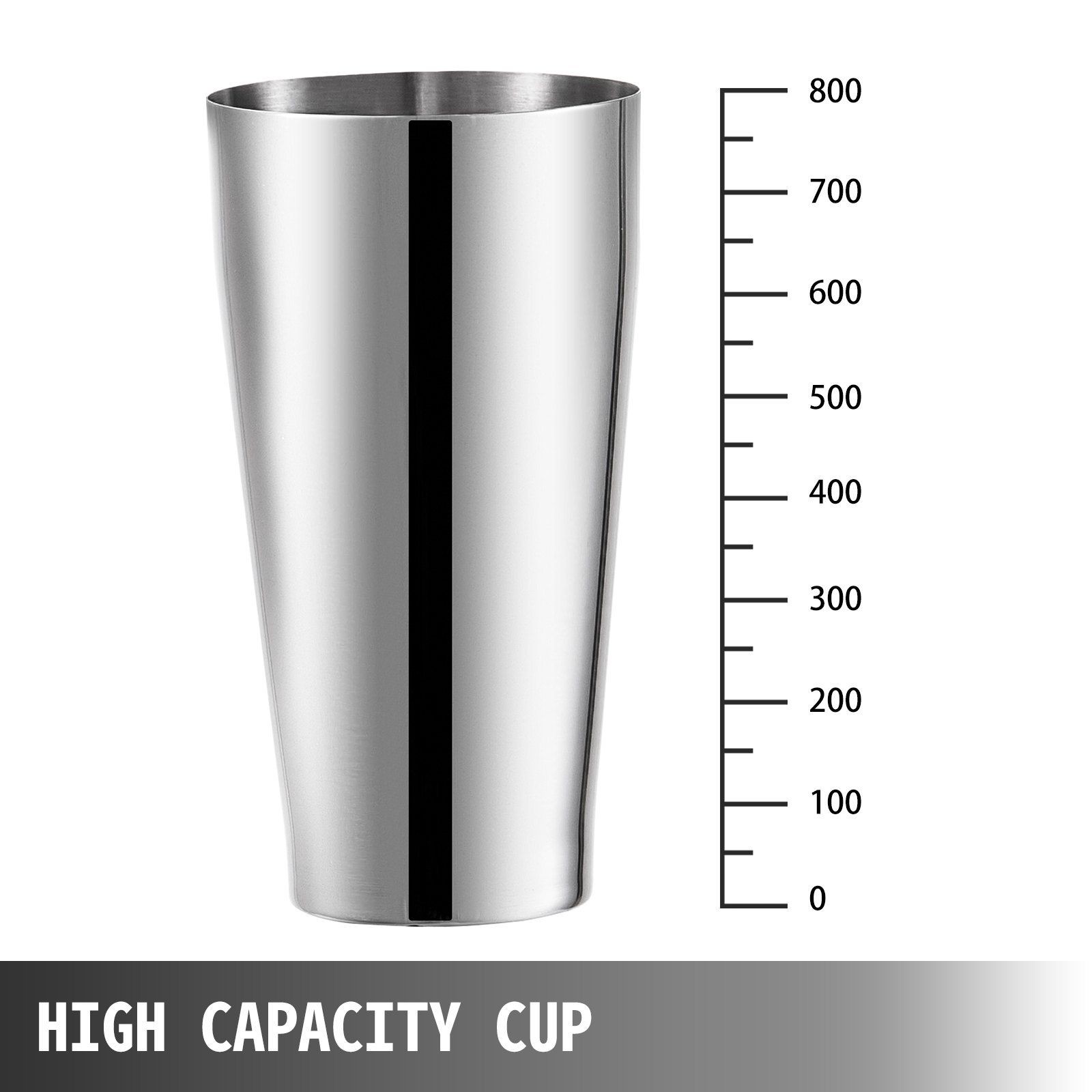 180W Stainless Steel 800ml Milkshake Blender Double Head 2 Speed Mode
