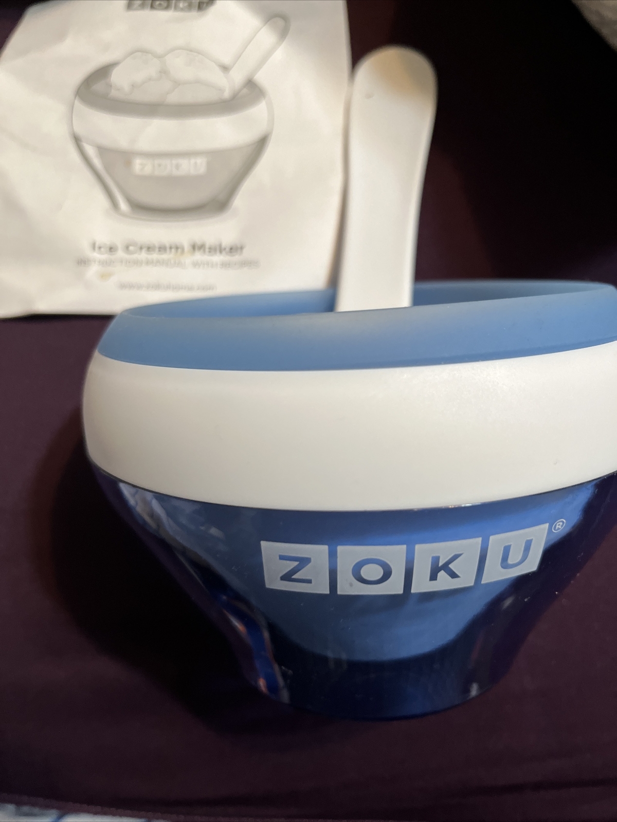 Zoku Ice Cream, Sorbet, Gelato Maker. Makes Ice cream In 10 Minutes