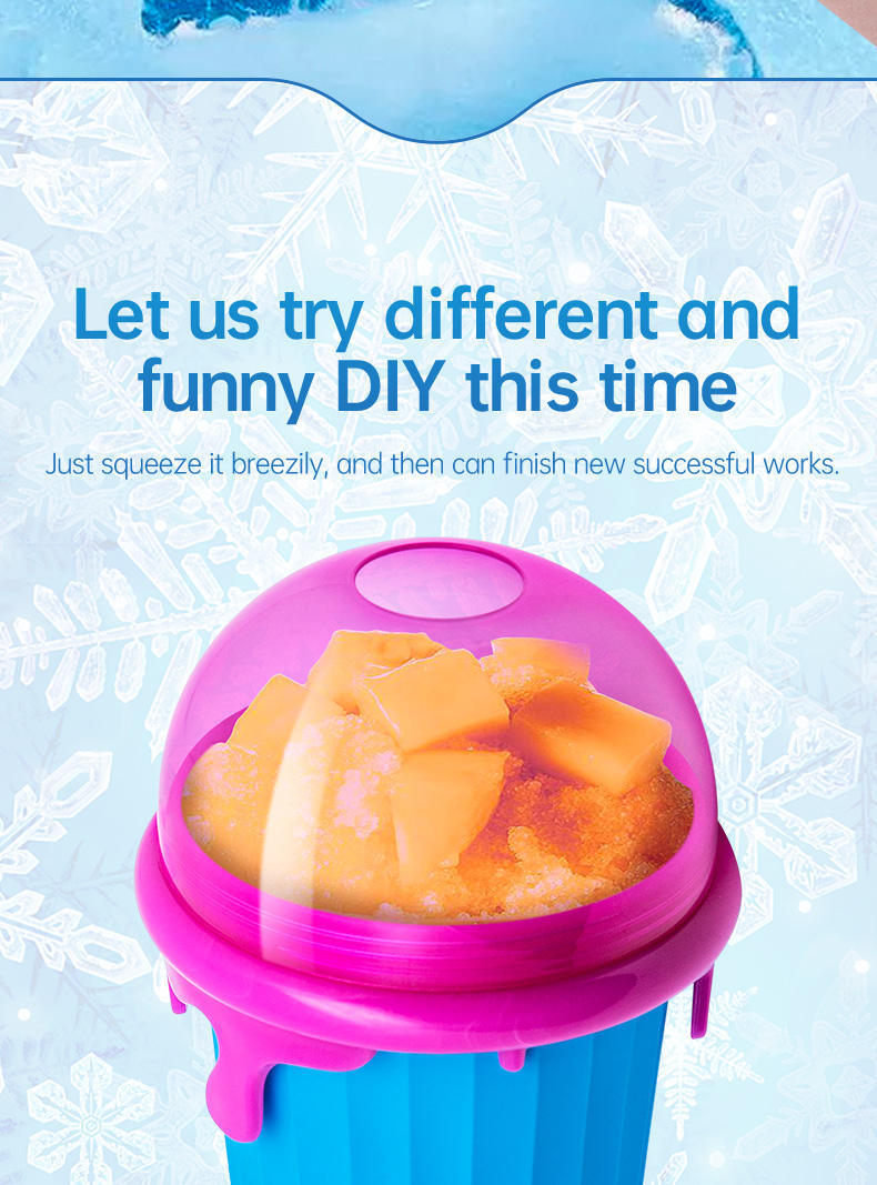 XL Deluxe Slushie Maker Cup – Fast Frozen Drinks + Surprise Gift & Cleaning Kit
