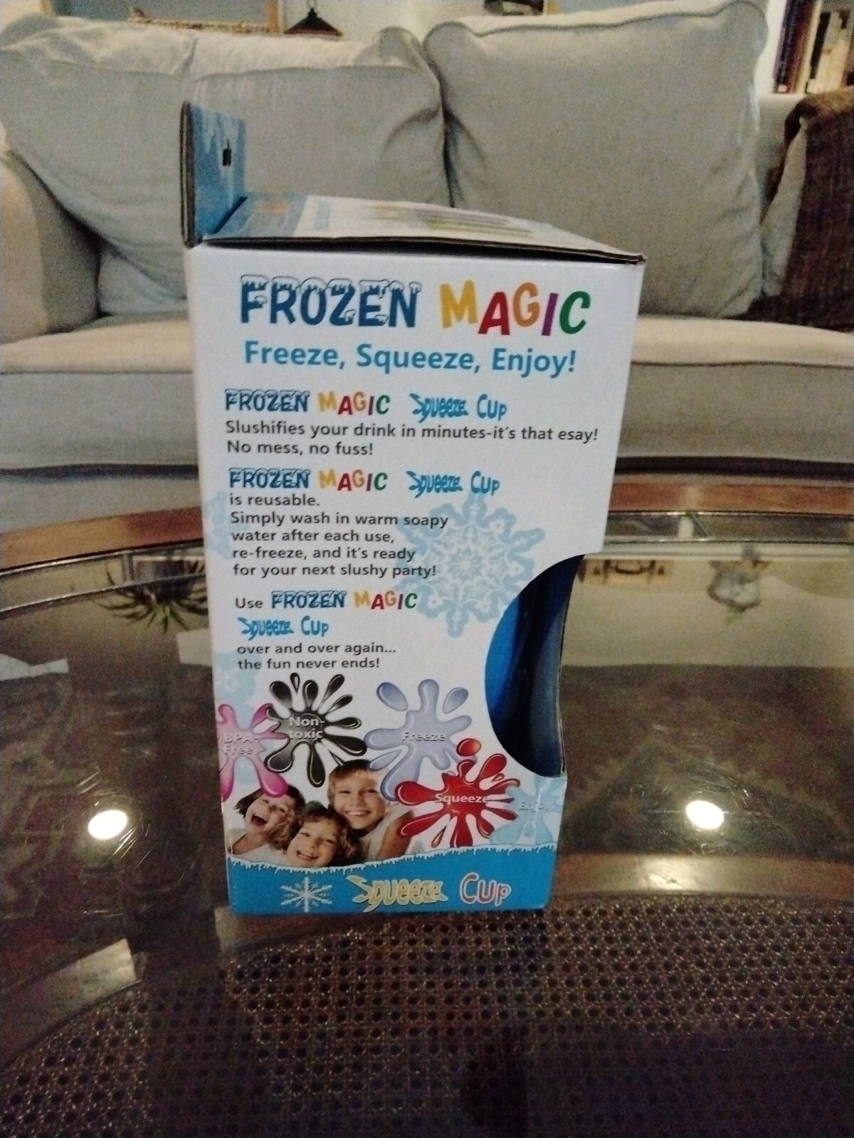 Frozen Magic Freeze Squeeze Enjoy Slushie Maker Slushy