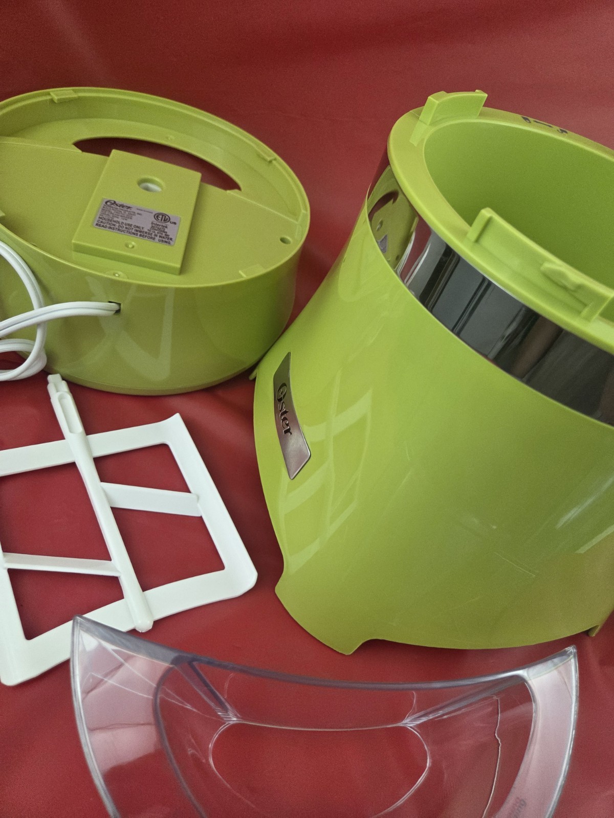 Oster Ice Cream Frozen Yogurt Sorbet Dessert Maker 1.5 Quarts Green