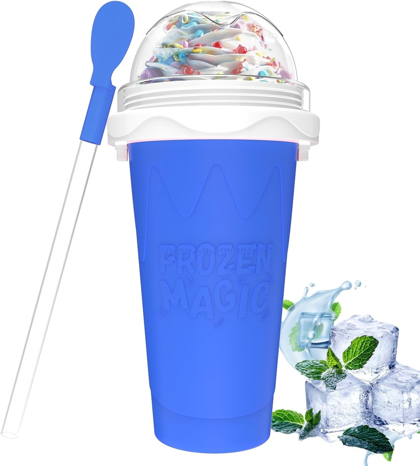 Slushy Maker Cup Milk Cola Juice Squeeze Cup Magic Quick Freeze Cup Cooling Cup