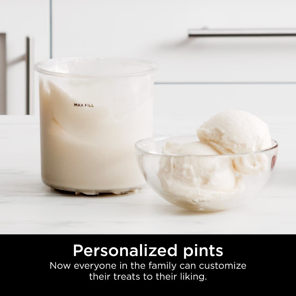 CREAMi 16 Oz Pint & Lid, Compatible with NC300 Series Creami Ice Cream Maker,
