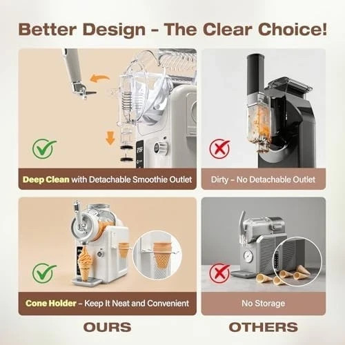 GreenPan Frost Ice Cream Maker & Slushie Machine Soft Serve Sorbet Margaritas