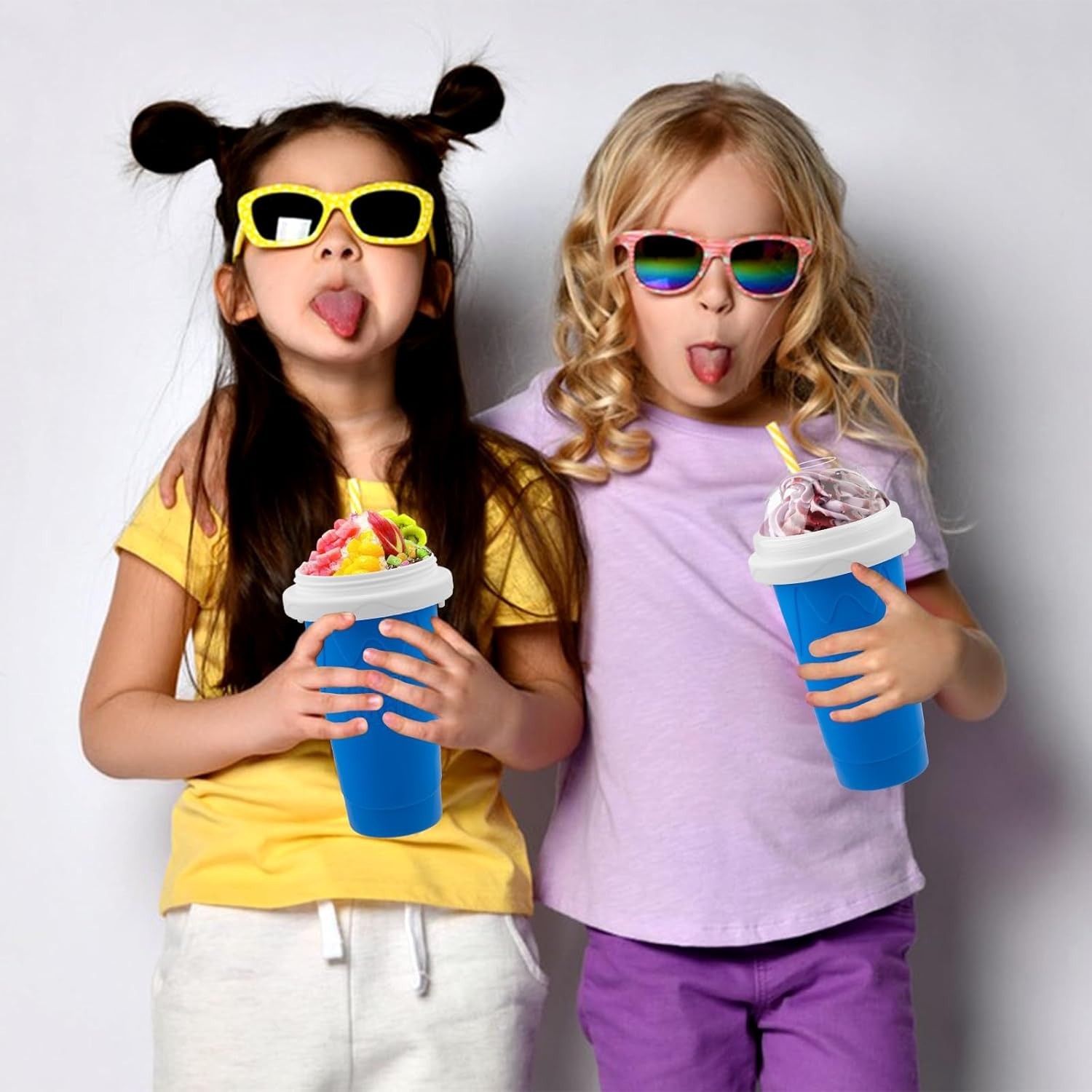 Slushie Maker Cup, Magic Quick Frozen Smoothies Cup for Homemade Milk Shake I…