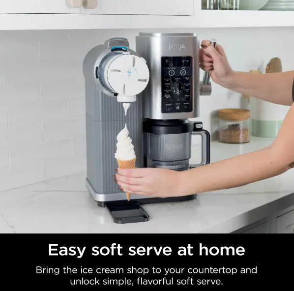 Ninja® Soft Serve Ice Cream Froyo & Frozen Dessert Machine by CREAMi Presale New