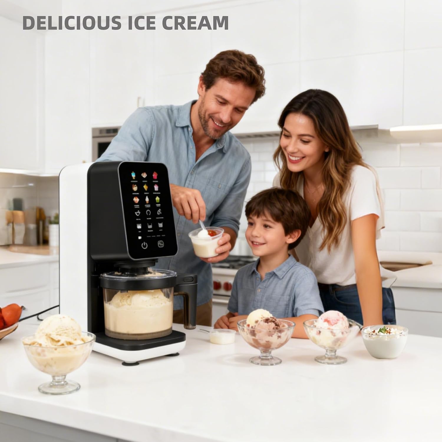 12 In 1 Ice Cream Machine Electric Soft Serve Ice cream maker machine Home