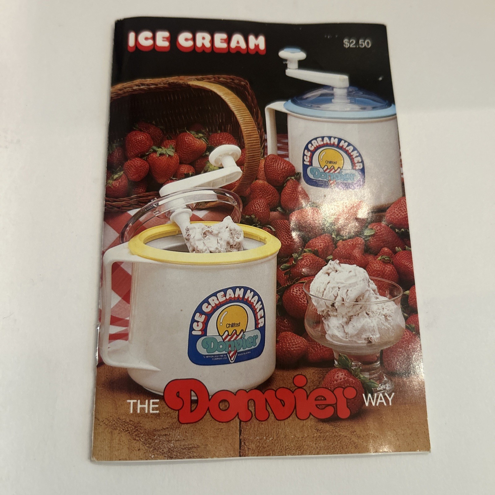 Donvier Premier Ice Cream Maker 1 Pint Manual Hand Crank – Open Box