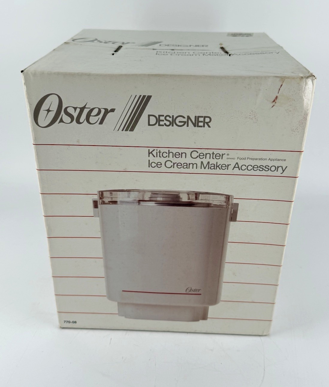 Oster Designer Ice Cream Maker Canister 770-06 NEW OLD STOCK NOS Kitchen Center
