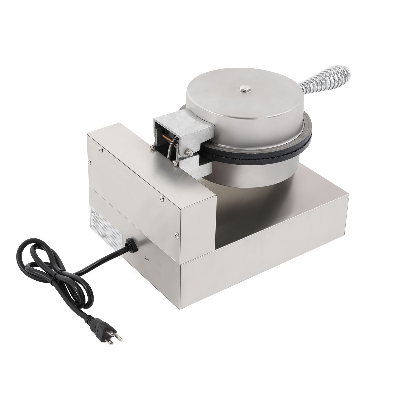 110V Electric Waffle Cone Maker for Commercial Use, 1200W Egg Roll Machine