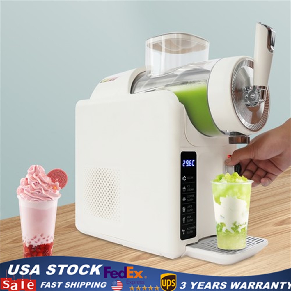 Slushie Machine for Home No Ice Needed, 60.9oz Frozen Drink Maker Self-Cleaning
