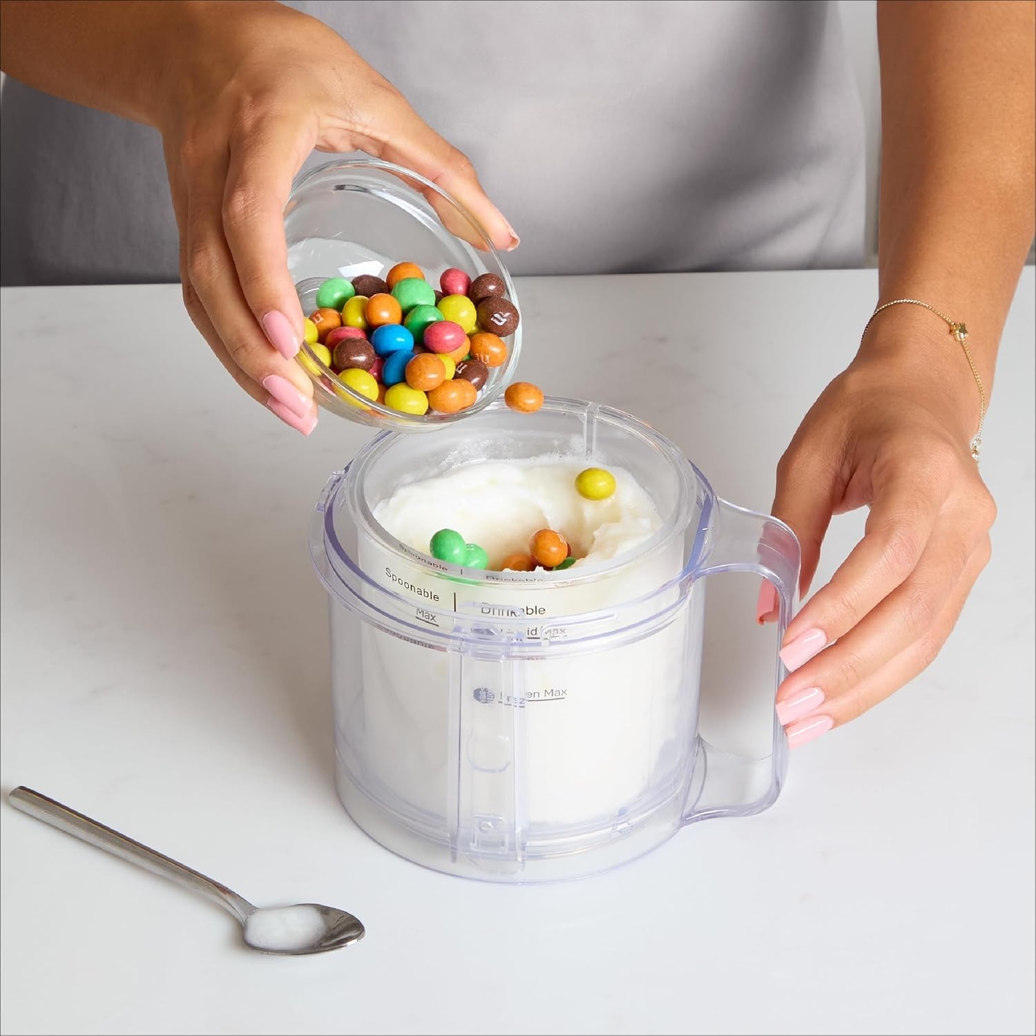 BLACK+DECKER Perfect Pint Ice Cream Gelato, Sorbet, Milkshakes, Frozen Yogurt