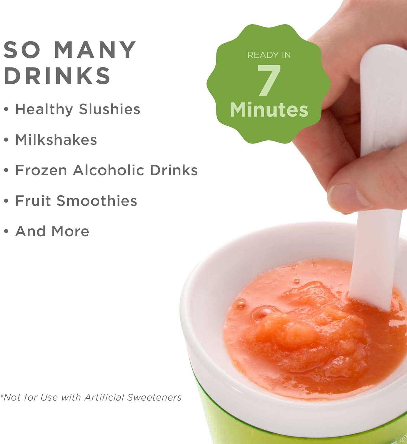 Slush & Shake Maker: Quick, Compact 8oz Smoothie Creator – BPA-Free