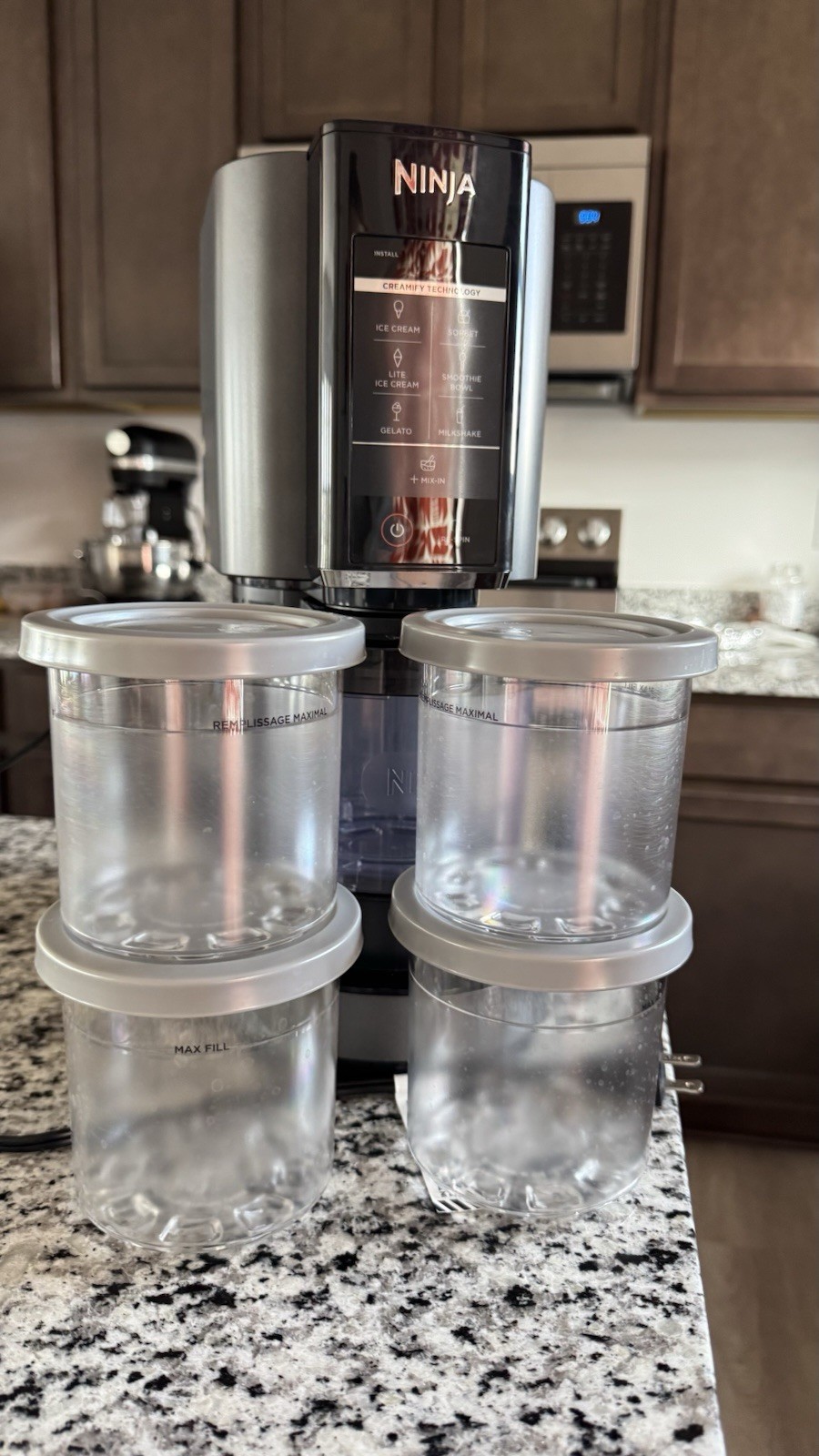 Ninja CREAMi Creamify Electric Ice Cream Maker, Automatic, 4 Containers, Black