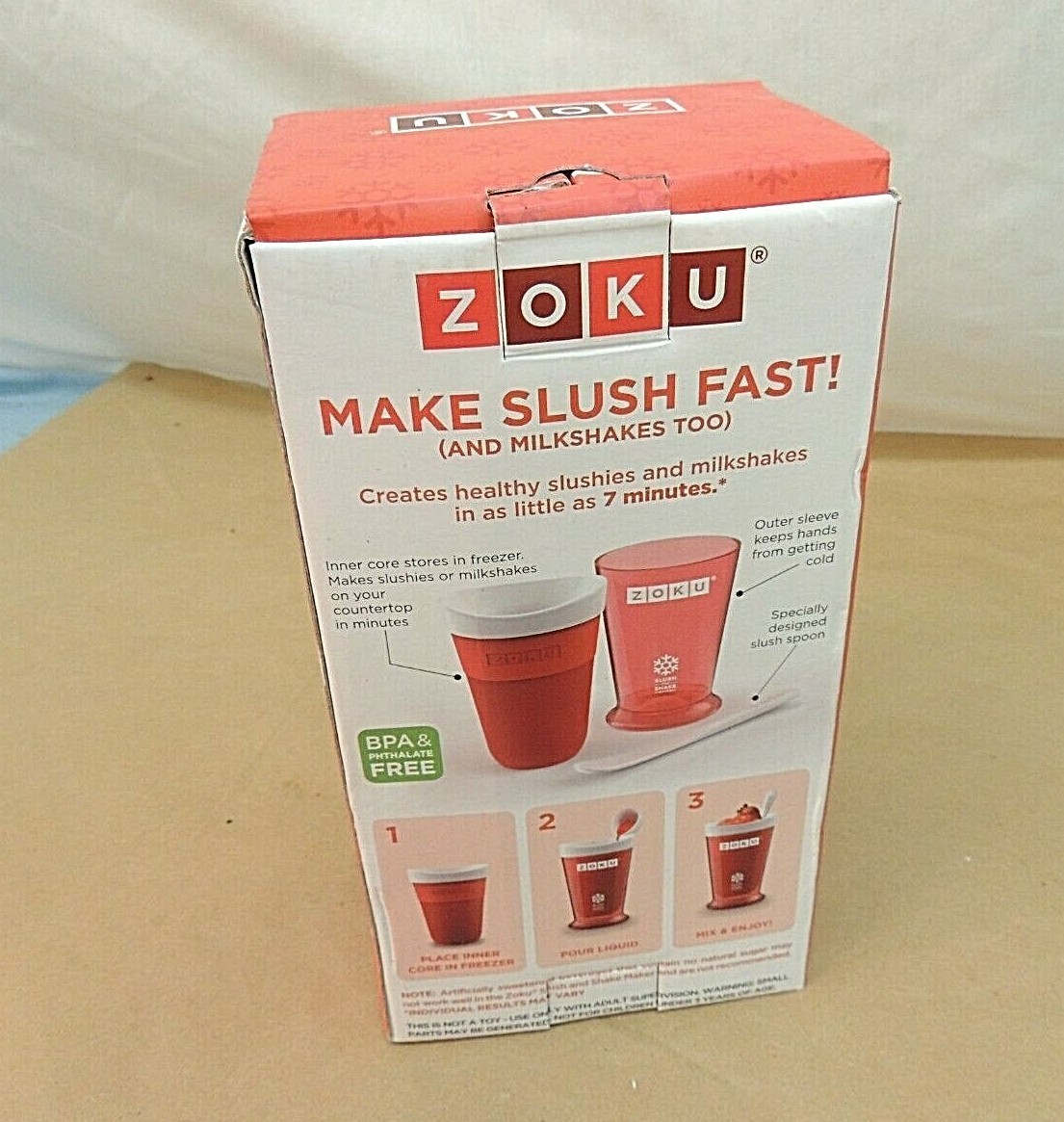 ZOKU SLUSH AND SHAKE MAKER, NEW