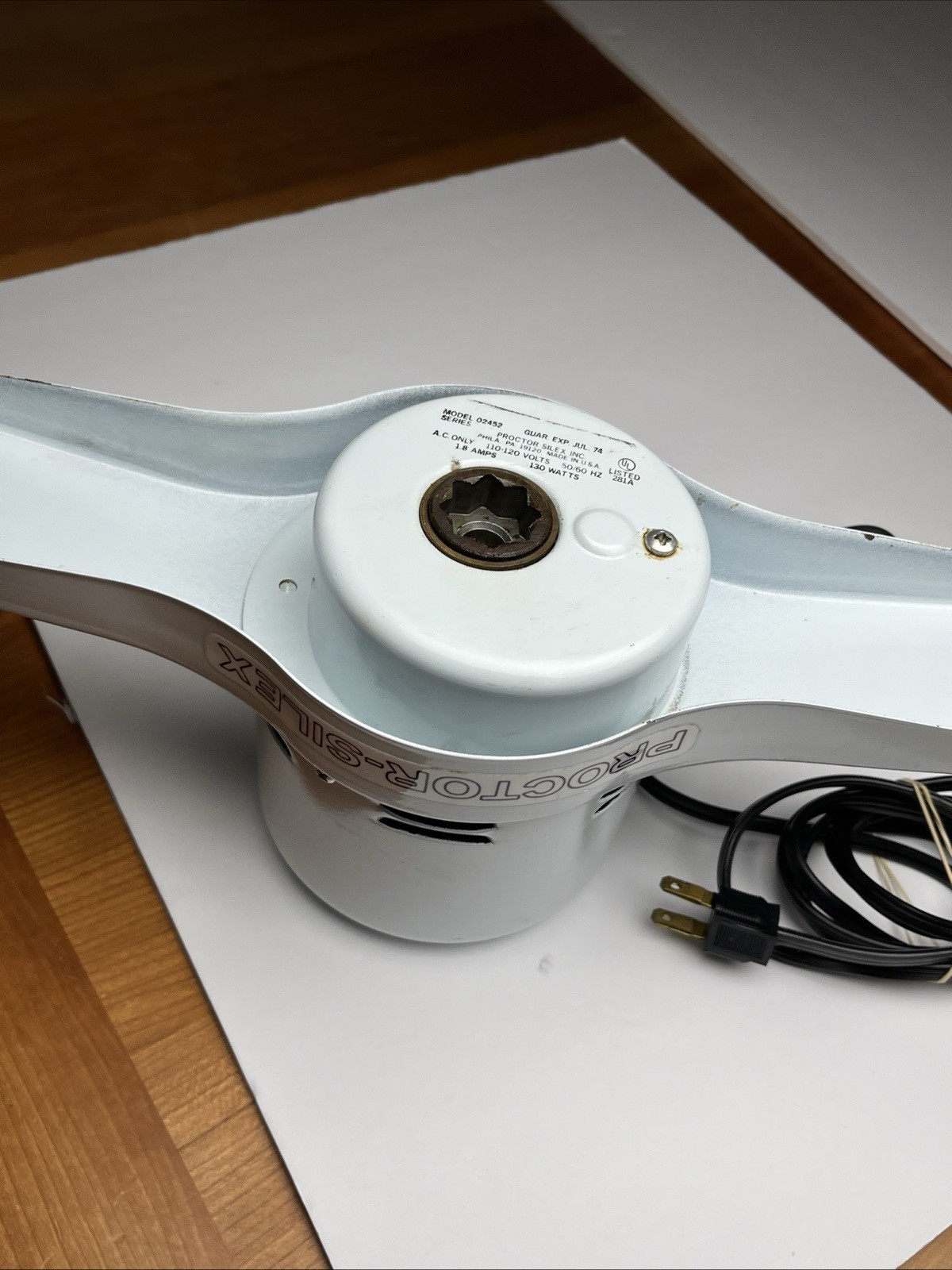 Proctor-Silex 02452 Ice Cream Maker MOTOR PART ONLY Replacement – WORKS SEE VID