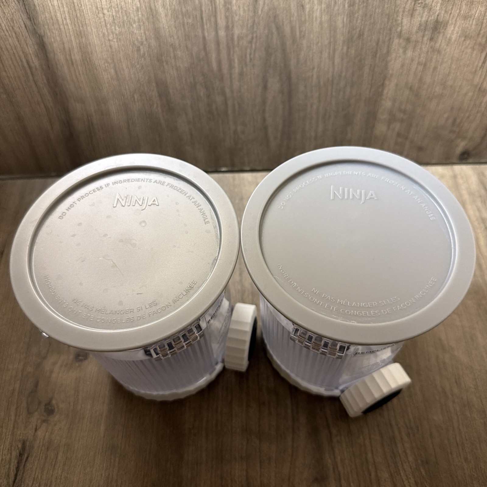 Ninja 2pk CREAMi Scoop & Swirl Pints and Lids Compatible with NC700 Series OEM