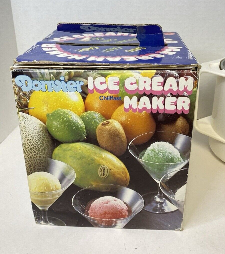 DONVIER CHILLFAST ICE CREAM MAKER