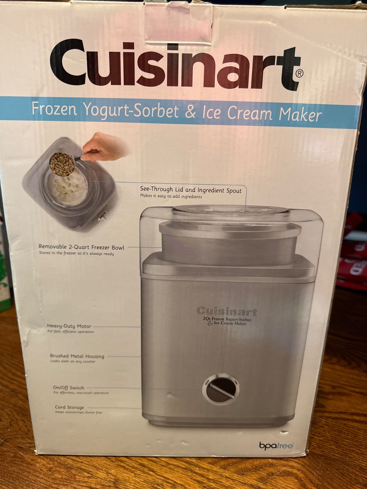 cuisinart frozen yogurt ice cream sorbet maker