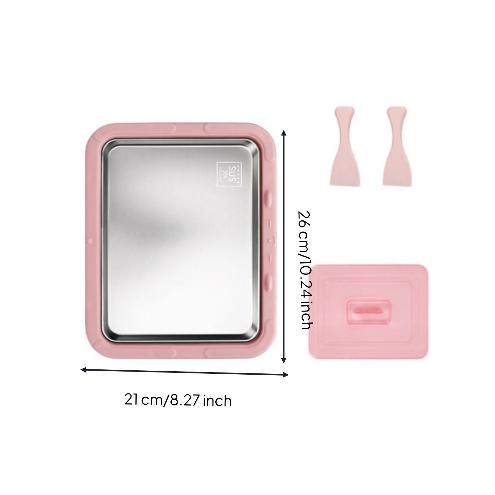 Rolled Ice Cream Appliance DIY Fun Fried Yogurt Pan Food Grade for Families